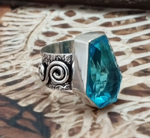 Anello artigianale argento - artigianale, in