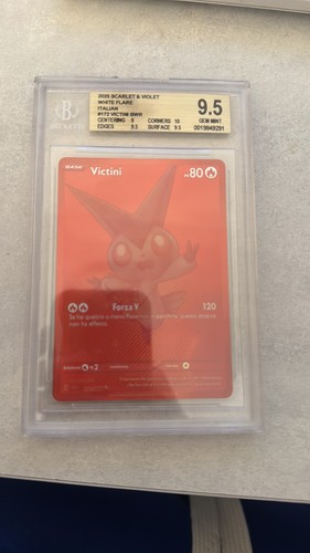 Carta pokemon gradata victini - pokemon,