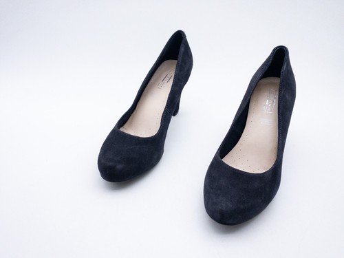 Pumps eleganti pelle blu da - pelle,