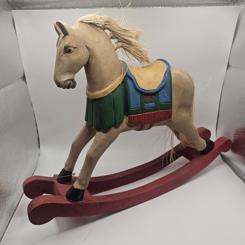 Cavallo dondolo legno - cavallo,