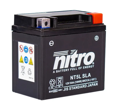 Batteria moto yt5l sla - batteria,