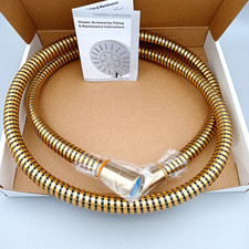 Tubo doccia in PVC colore oro