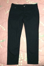 AJ ARMANI Jeans Pantaloni donna blu scuro 5 tasche taglia 34 cotone woman pants