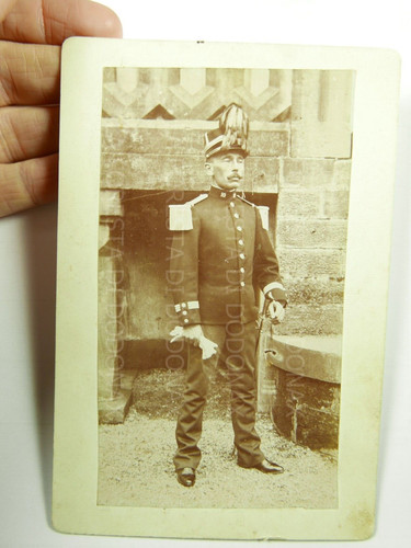 Antica foto militare - foto, soldato