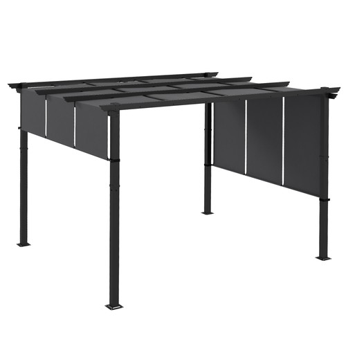 Outsunny gazebo pergola - gazebo, 3x3.5m