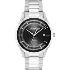 Orologio Uomo Calvin Klein Iconic Automatic 25300021 Quadrante nero