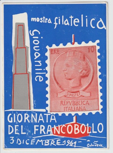 1961 vecchia cartolina - 1961,