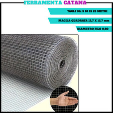 rete elettrosaldata metallica zincata da per recinzione giardino h 100 12x12