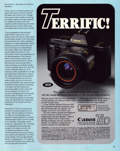 Pubblicità stampa fotocamera