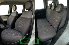 FODERE CORA 000129180 - SERIE COMPLETA COPRISEDILI PERSONALIZZATI FIAT PANDA 12 