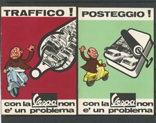 Cartolina LOTTO/22947 - VESPA - ITALIA - 2 CARTOLINE NUOVE ANNI 60