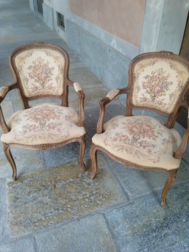 Vecchie poltroncine stile - vecchie,