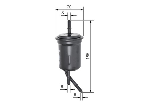 Filtro carburante bosch 450 - carburante,