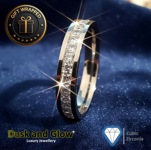 Anello fascia lusso argento - fascia,