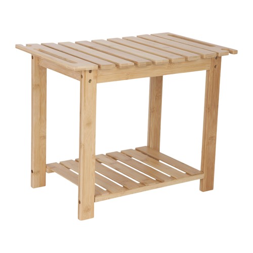 Sgabello bagno sauna bambù - sgabello,