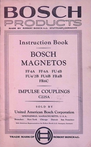 Bosch magneto manuale - magneto, di