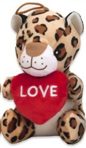 Peluche leopardo love cm - peluche, 15