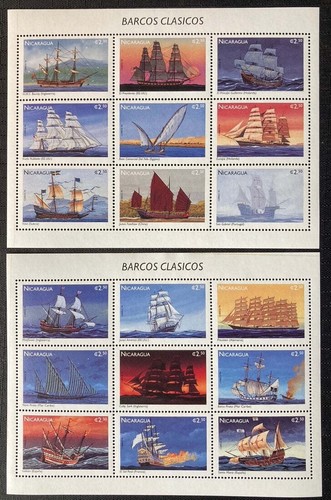 Nicaragua 1996 navi classiche - nicaragua,
