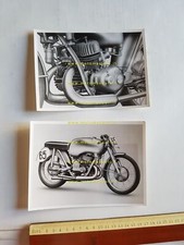 DKW 350 GP 1953 lotto 2 foto originali cartella stampa no depliant 