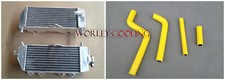 Aluminum radiator+YELLOW hose
