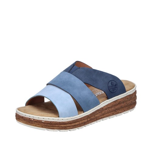 Rieker donna pantolette zeppa - donna,