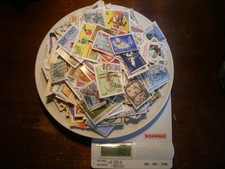 Francobolli Misti Mondo (Europa, Africa, Americhe, Asia) Timbrati (Lotto 80 gr.)