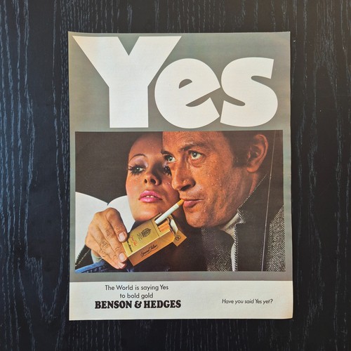 1970 benson hedges - benson, &
