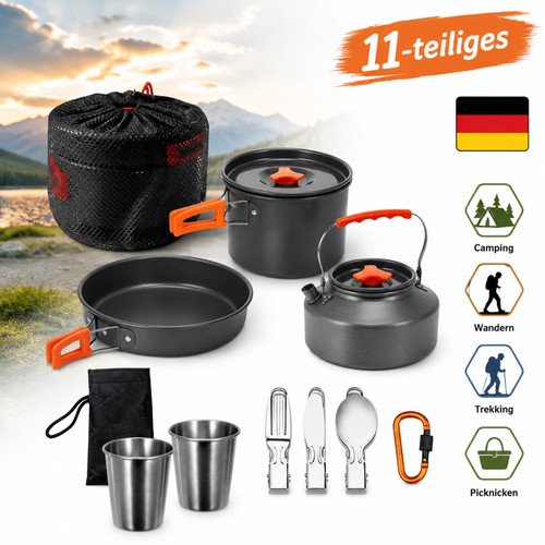 Set stoviglie campeggio - set,