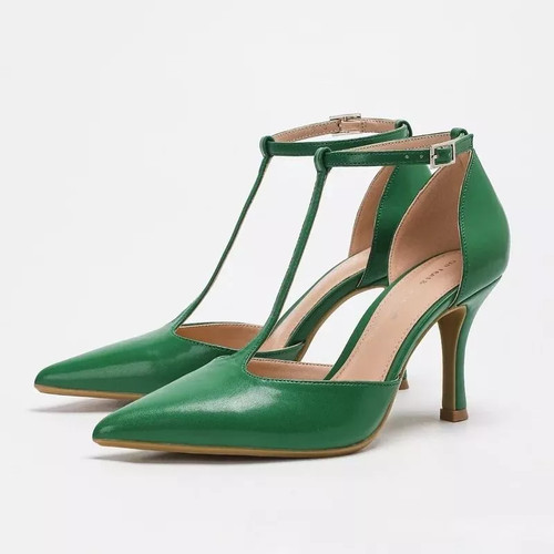Decolte eleganti verde tacco - decolte,