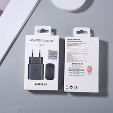Caricabatteria Samsung caricatore ORIGINALE NERO 45w Fast Charge