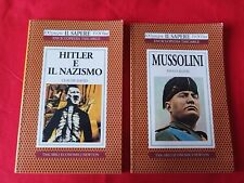 2 libri: HITLER E IL NAZISMO Claude David + MUSSOLINI Paolo Alatri