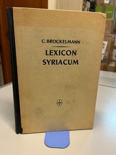 Lexicon Syriacum - C. Brockelmann - Max Niemeyer 1928