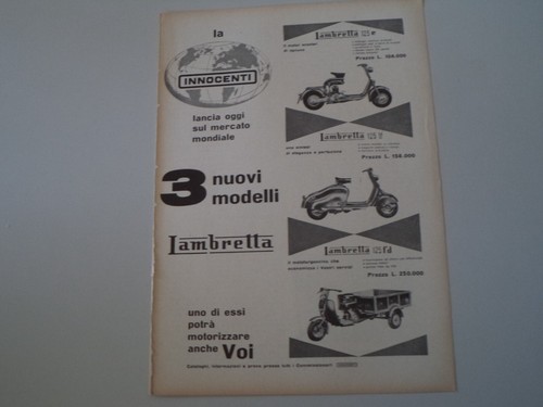 Advertising pubblicità 1953 - advertising,