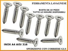 Viti autofilettanti inox A4