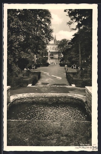 Weimar turingia parco - weimar, turingia,