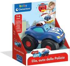 Clementoni 17501 Elia Auto della Polizia Macchina con Suoni e Sirene Stimola Man