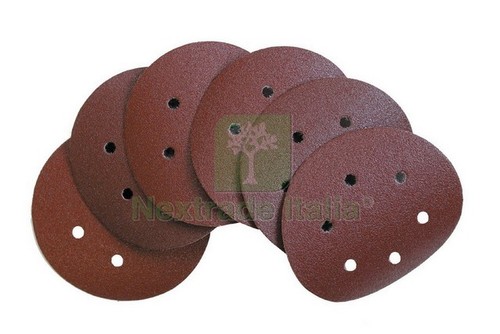100pz dischi abrasivi velcrati - dischi,