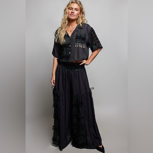 Pantalone pol nero - a, strati