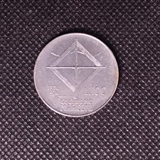 [R007]  REPUBBLICA ITALIANA GUGLIELMO MARCONI 1974 100 LIRE