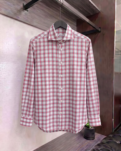 Kiton napoli camicia blu - camicia, uomo