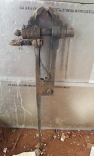 morsa a coda d'epoca fabbro bancone piantone lavori carpenteria metallica