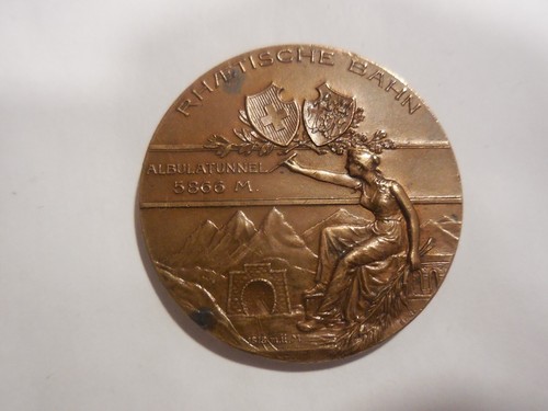 Medaglia costruzione ferrovia - medaglia,