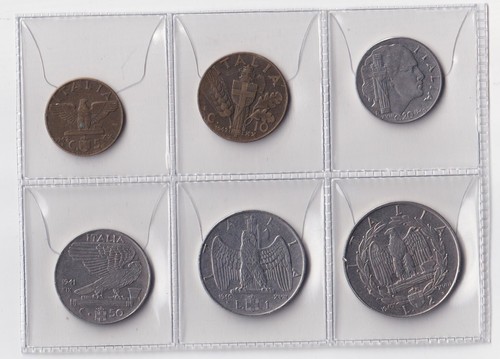 Regno italia 6 monete - italia,