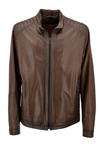 Giacca pelle uomo - in,