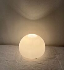 LAMPADA DA TAVOLO IN VETRO OPALINO ABAT JOUR VINTAGE MID CENTURY DESIGN