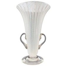 Vaso in vetro filigrana