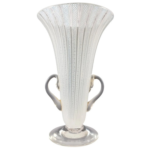 Vaso vetro filigrana - vaso, in