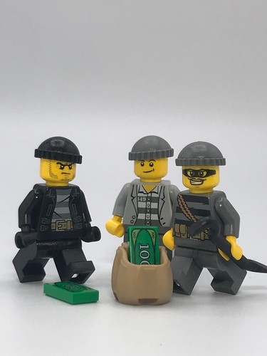 Minifigure criminale rober - criminale,,