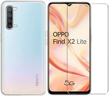 COVER SOFT TPU SLIM CUSTODIA per OPPO FIND X2 LITE + PELLICOLA VETRO TEMPERATO