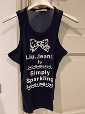 Top Liu.jean Vestito Maglietta S Donna Nuova Liu.jo